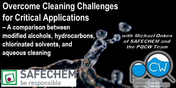 SAFECHEM Webinar on Solvent Cleaning